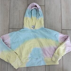Tie-Dye Hoodie in Pastel Colors
